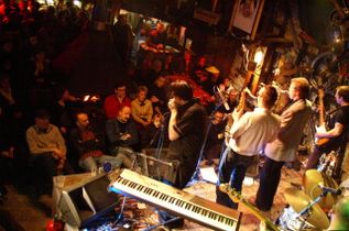 With Mudzilla (F), at Gouvy Jazzclub, Belgium 2005